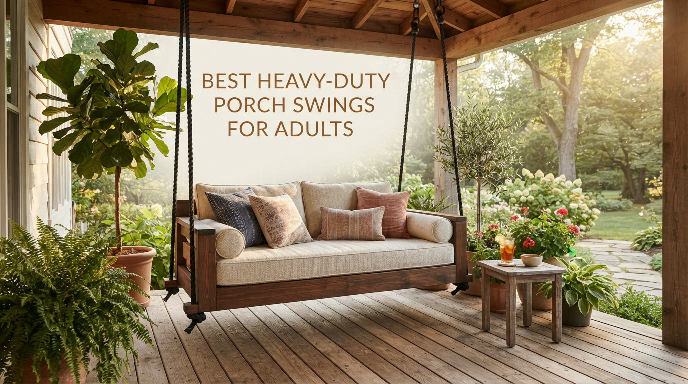 Best Heavy-Duty Porch Swings for Adults