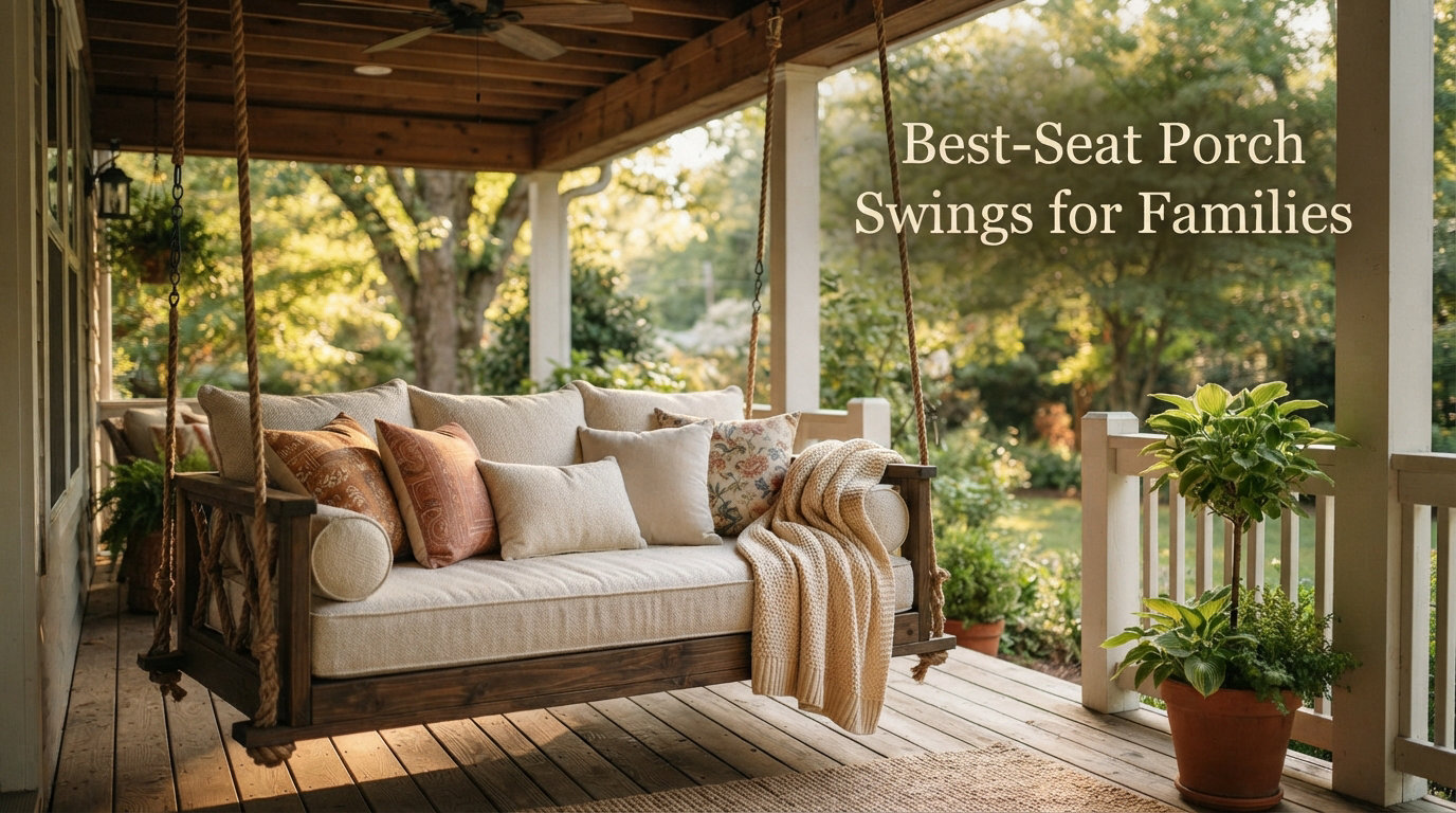 Best 3-Seat Porch Swings for Families