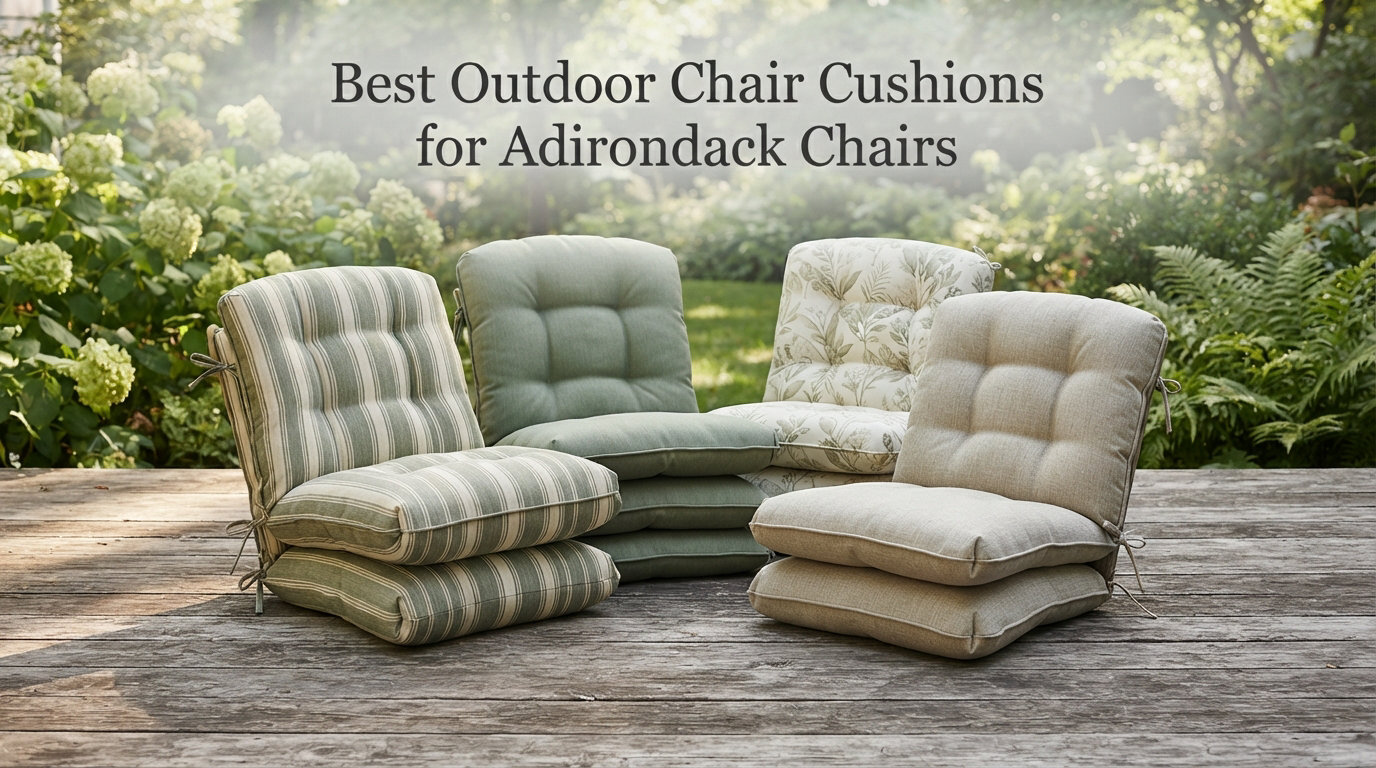 Best Outdoor Chair Cushions for Adirondack Chairs