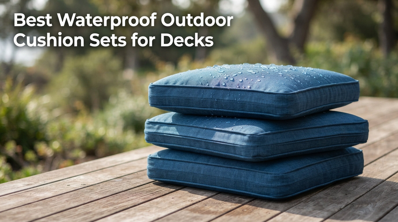 Best Waterproof Outdoor Cushion Sets for Decks