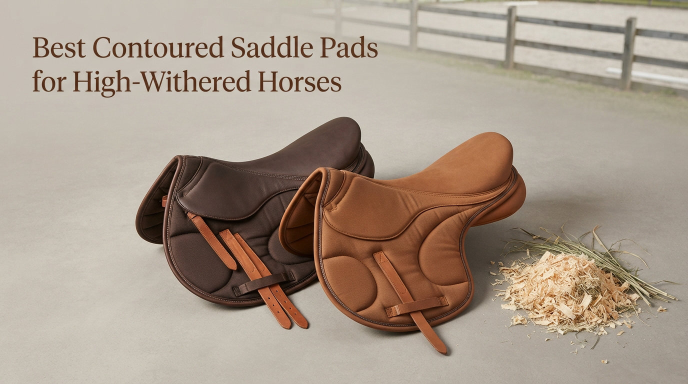 Best Contoured Saddle Pads for High-Withered Horses