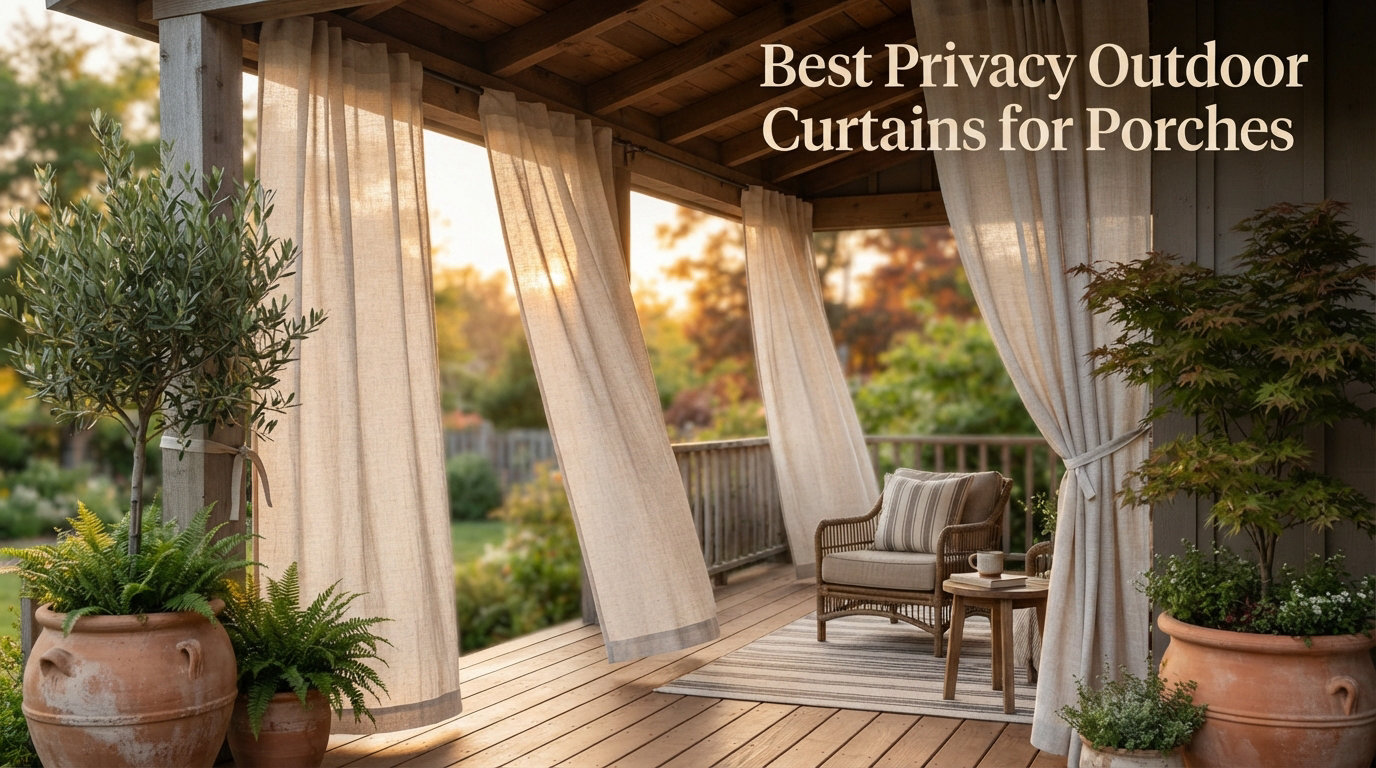 Best Privacy Outdoor Curtains for Porches
