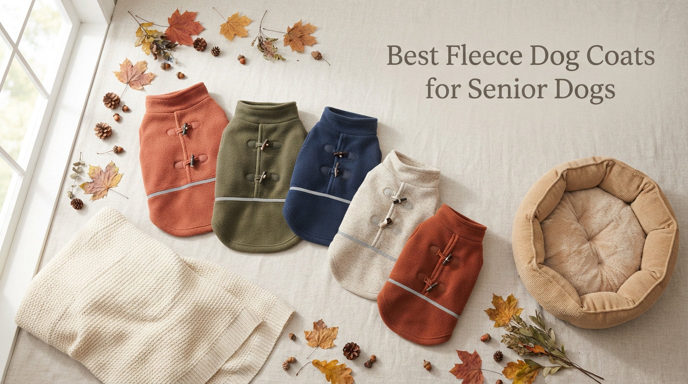 Best Fleece Dog Coats for Senior Dogs