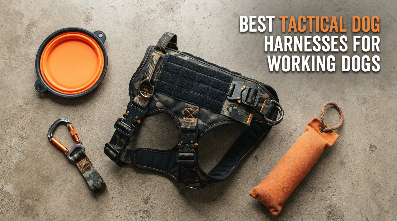Best Tactical Dog Harnesses for Working Dogs