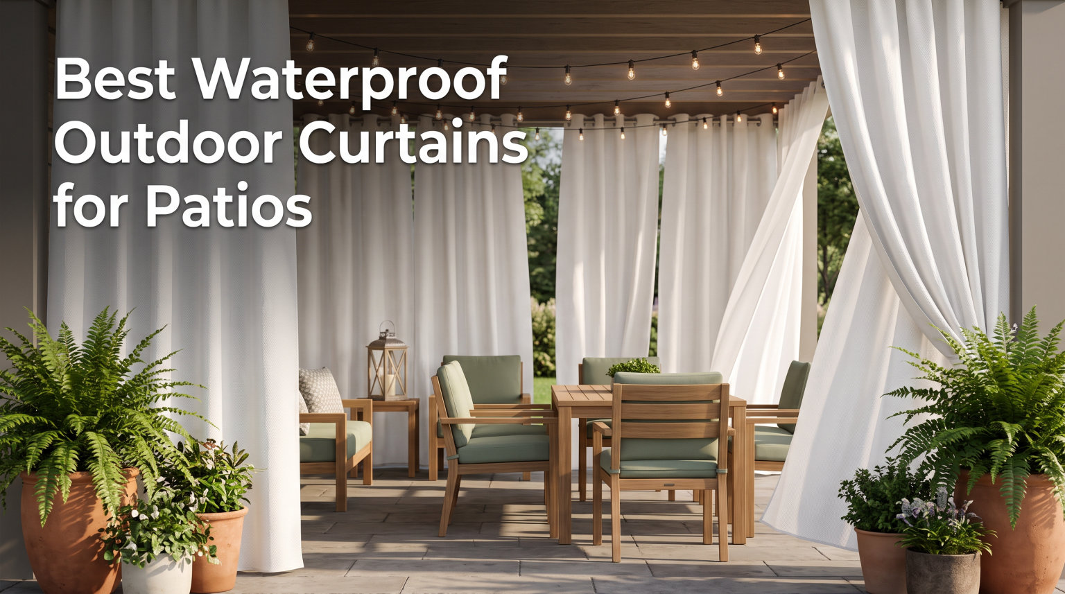Best Waterproof Outdoor Curtains for Patios