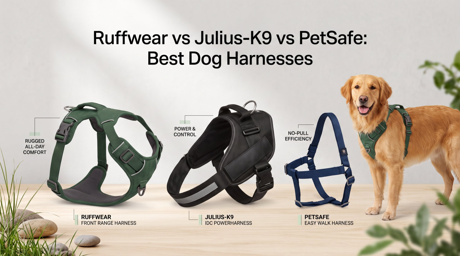 Ruffwear vs Julius-K9 vs PetSafe: Best Dog Harnesses