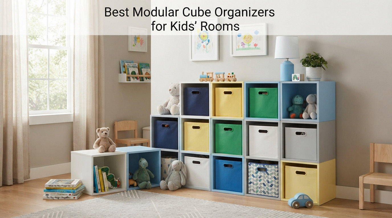 Best Modular Cube Organizers for Kids' Rooms