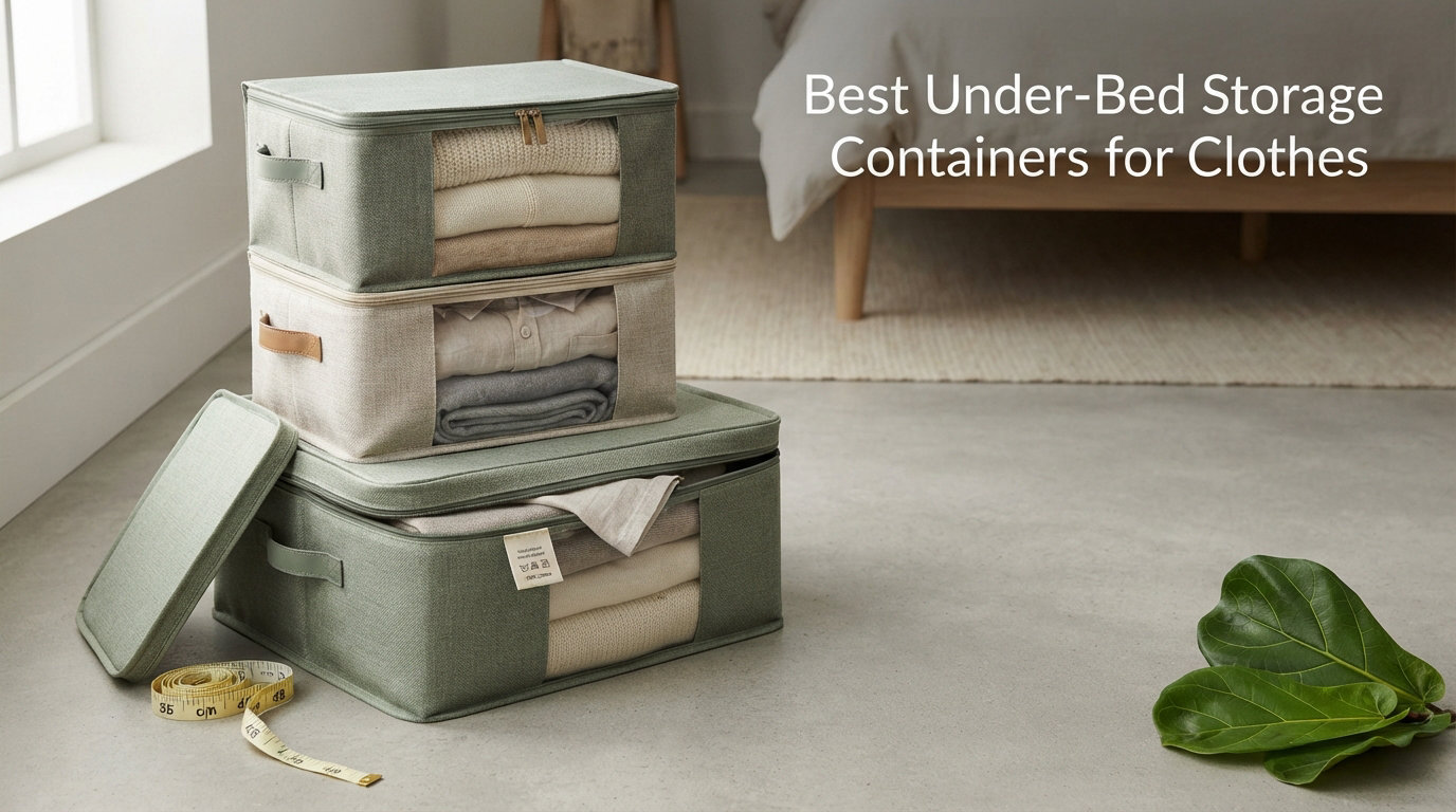 Best Under-Bed Storage Containers for Clothes