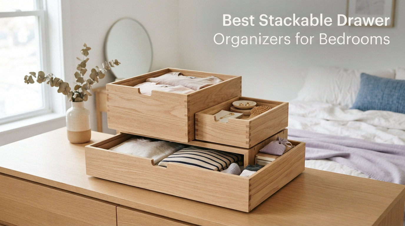 Best Stackable Drawer Organizers for Bedrooms