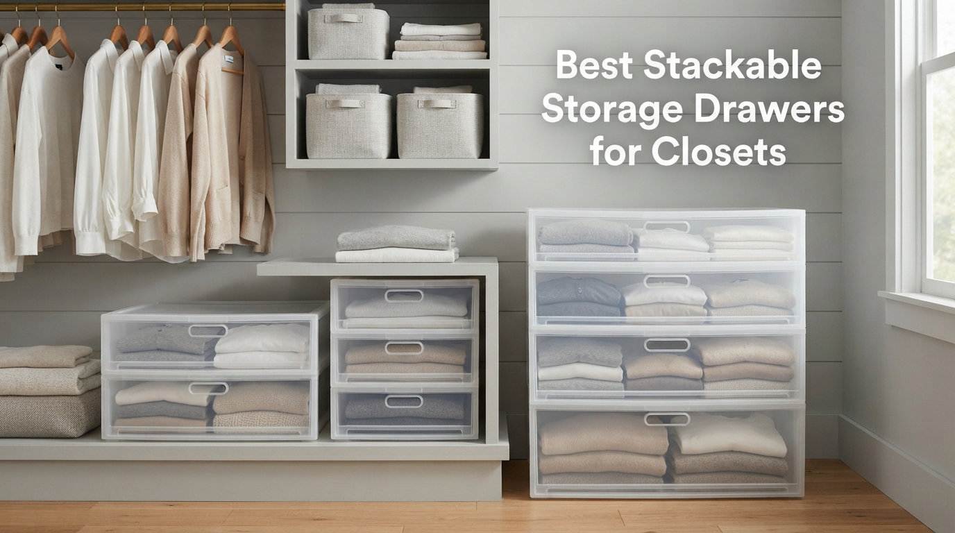 Best Stackable Storage Drawers for Closets