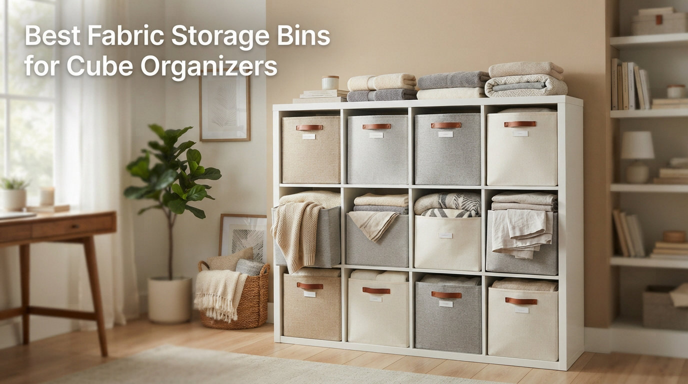Best Fabric Storage Bins for Cube Organizers