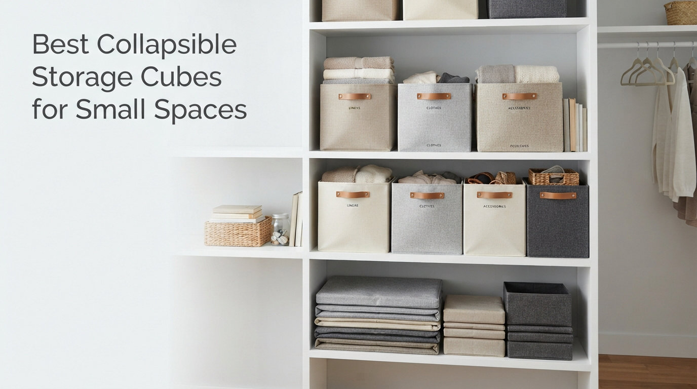 Best Collapsible Storage Cubes for Small Spaces
