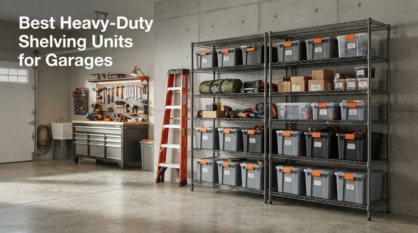 Best Heavy-Duty Shelving Units for Garages