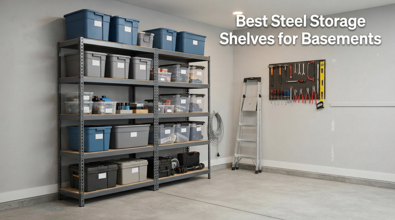 Best Steel Storage Shelves for Basements