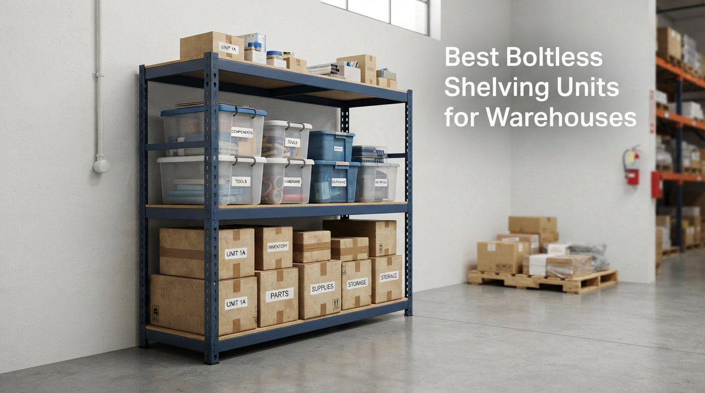 Best Boltless Shelving Units for Warehouses
