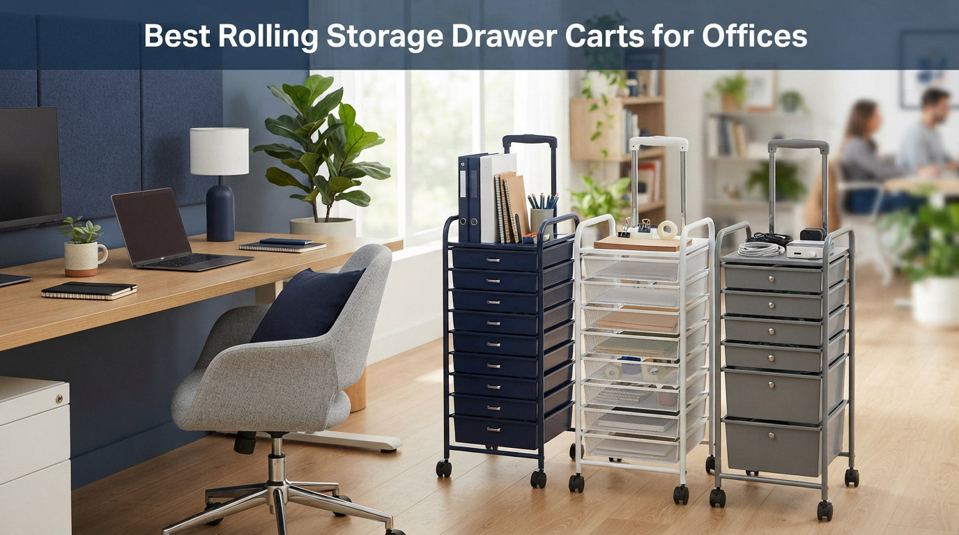 Best Rolling Storage Drawer Carts for Offices