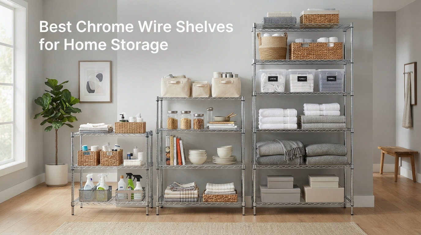Best Chrome Wire Shelves for Home Storage