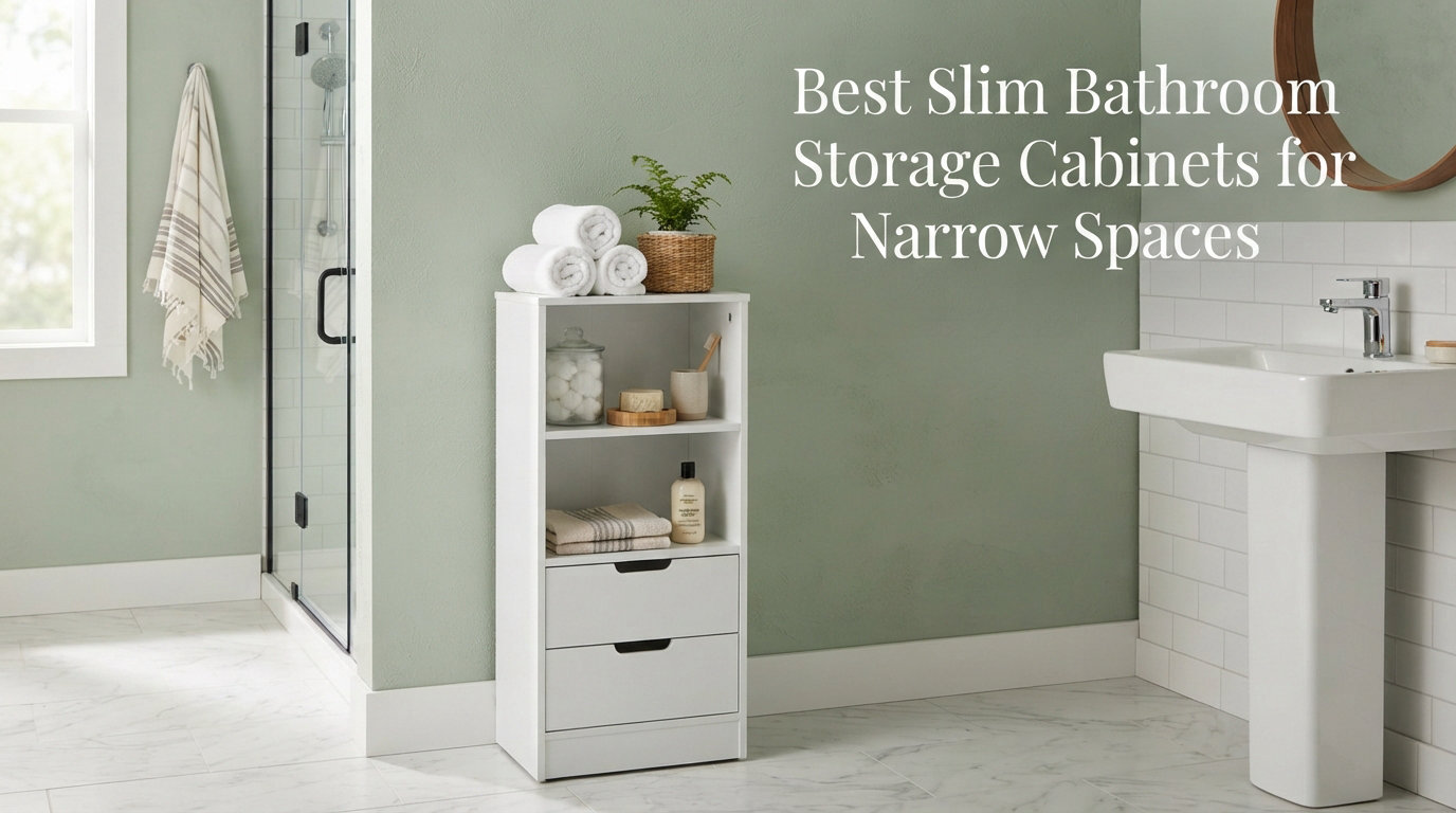 Best Slim Bathroom Storage Cabinets for Narrow Spaces