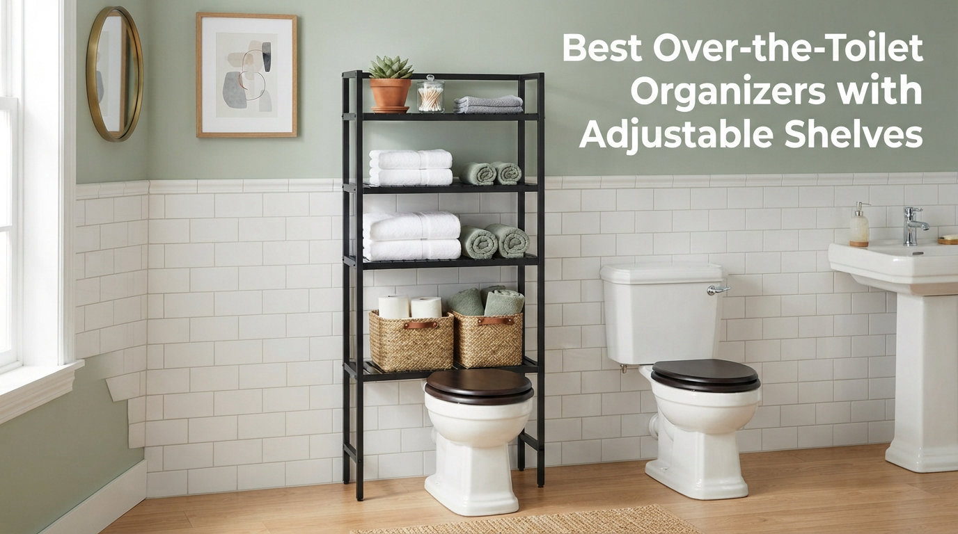 Best Over-the-Toilet Organizers with Adjustable Shelves