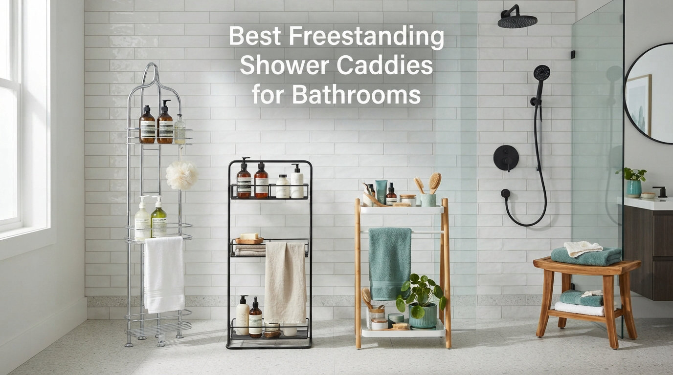 Best Freestanding Shower Caddies for Bathrooms