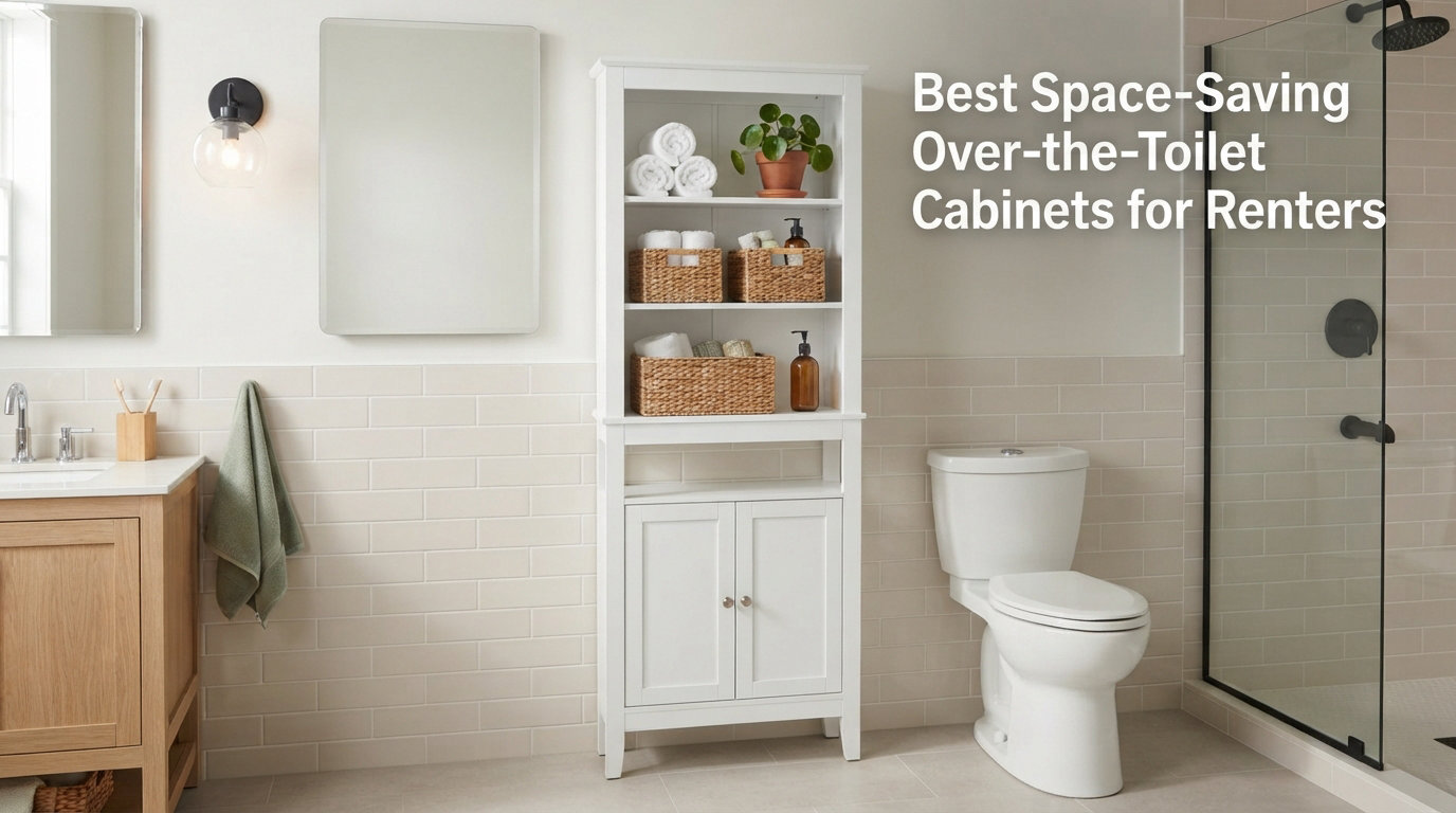 Best Space-Saving Over-the-Toilet Cabinets for Renters