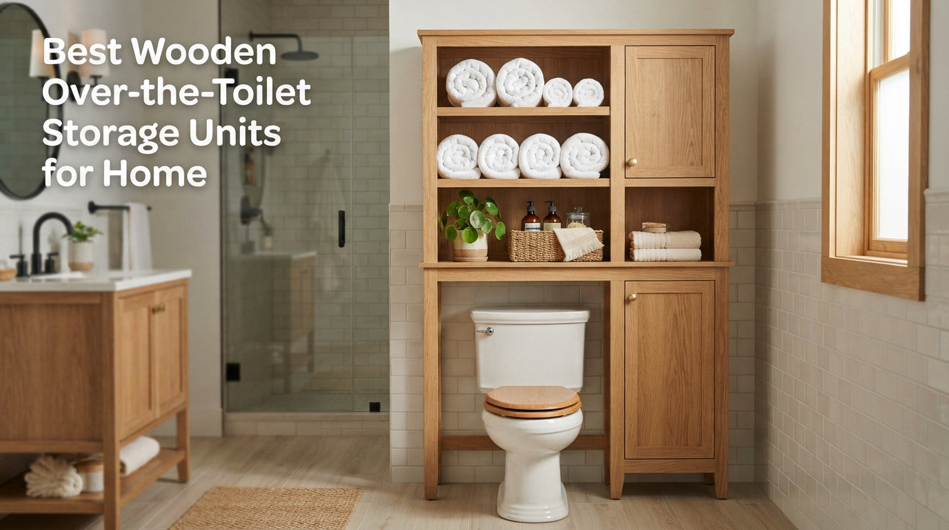 Best Wooden Over-the-Toilet Storage Units for Home