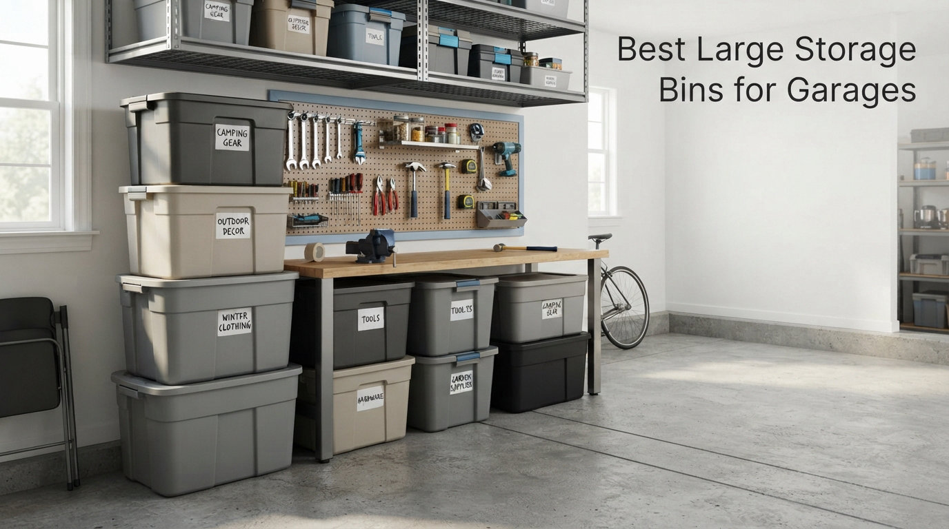 Best Large Storage Bins for Garages