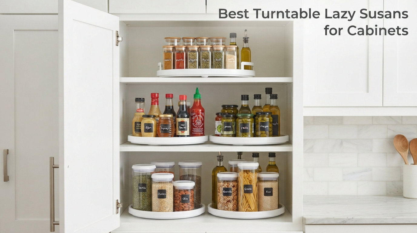 Best Turntable Lazy Susans for Cabinets