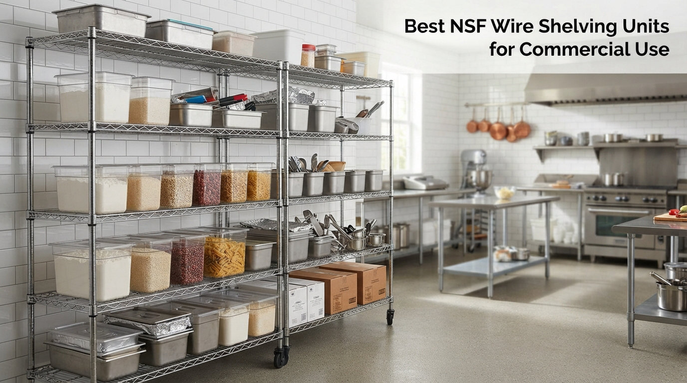 Best NSF Wire Shelving Units for Commercial Use