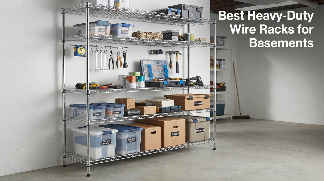 Best Heavy-Duty Wire Racks for Basements