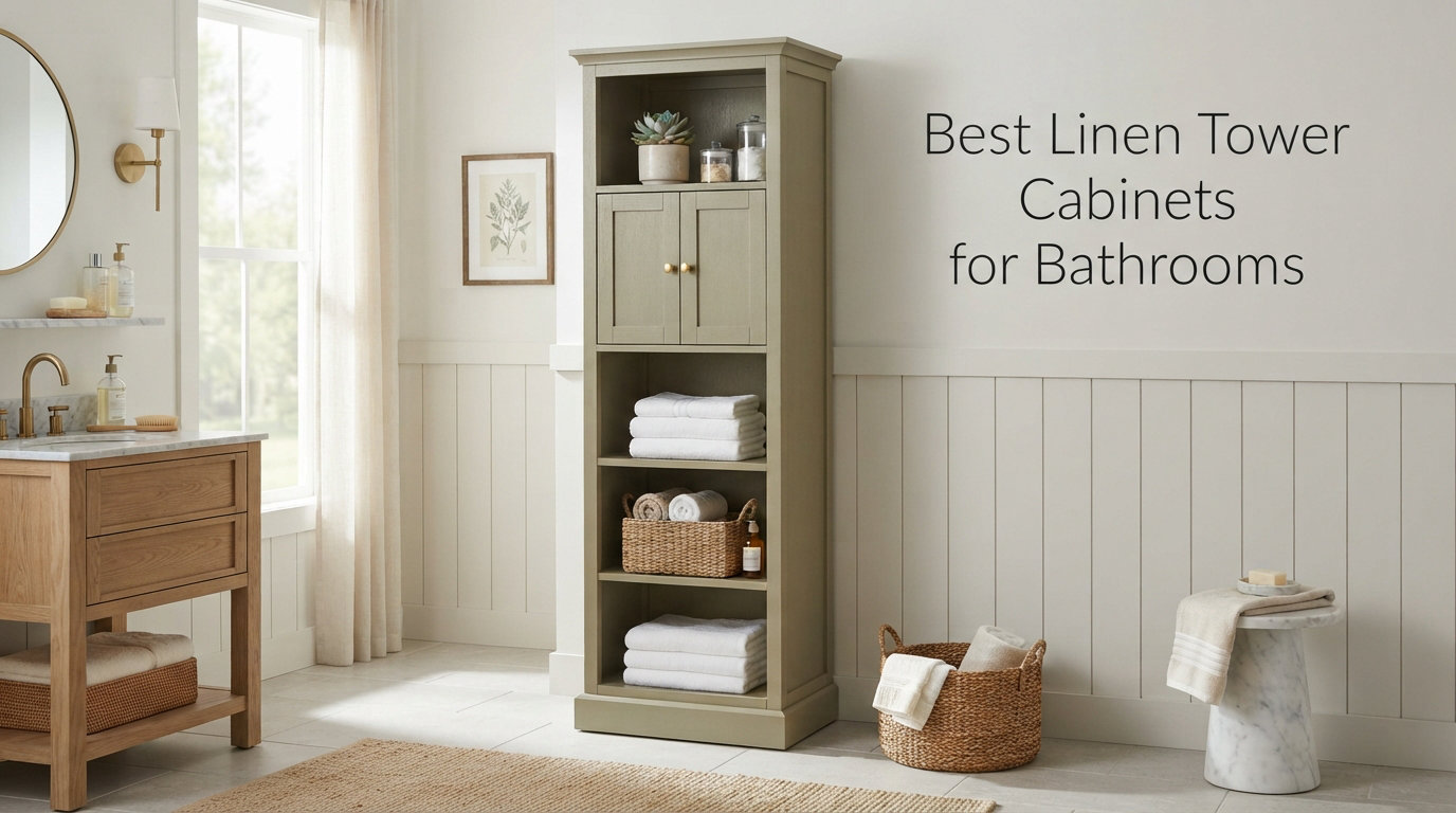 Best Linen Tower Cabinets for Bathrooms