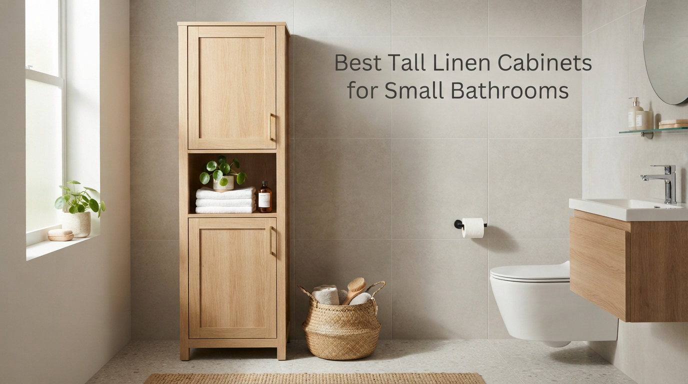 Best Tall Linen Cabinets for Small Bathrooms