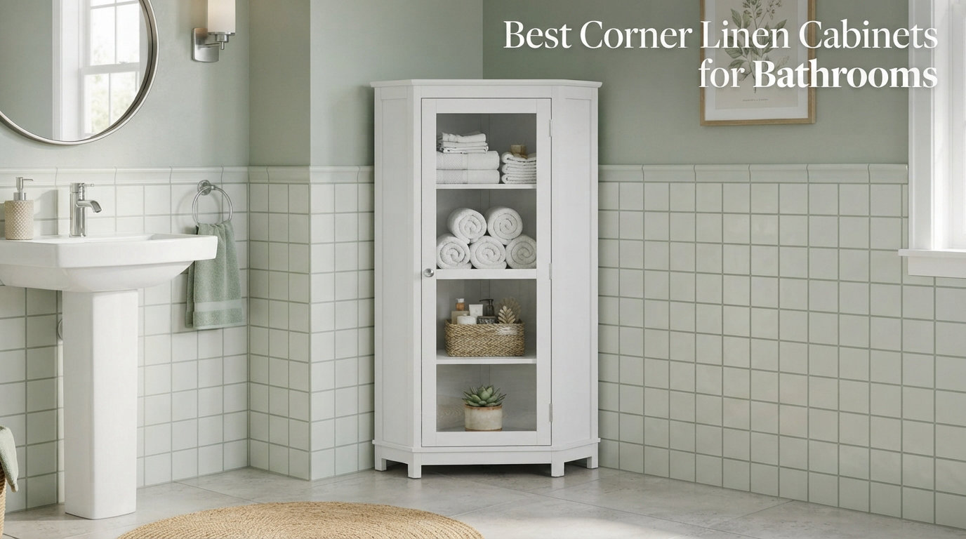 Best Corner Linen Cabinets for Bathrooms