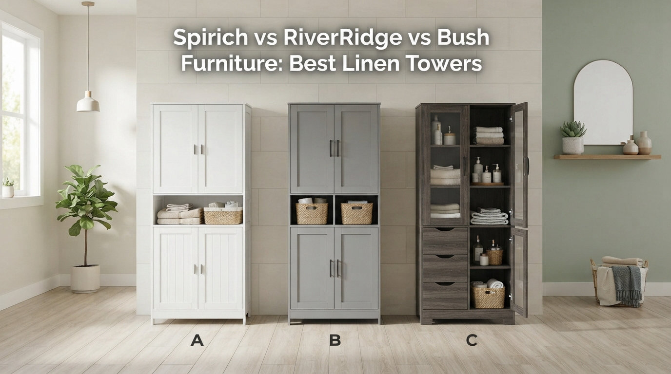 Spirich vs RiverRidge vs Bush Furniture: Best Linen Towers