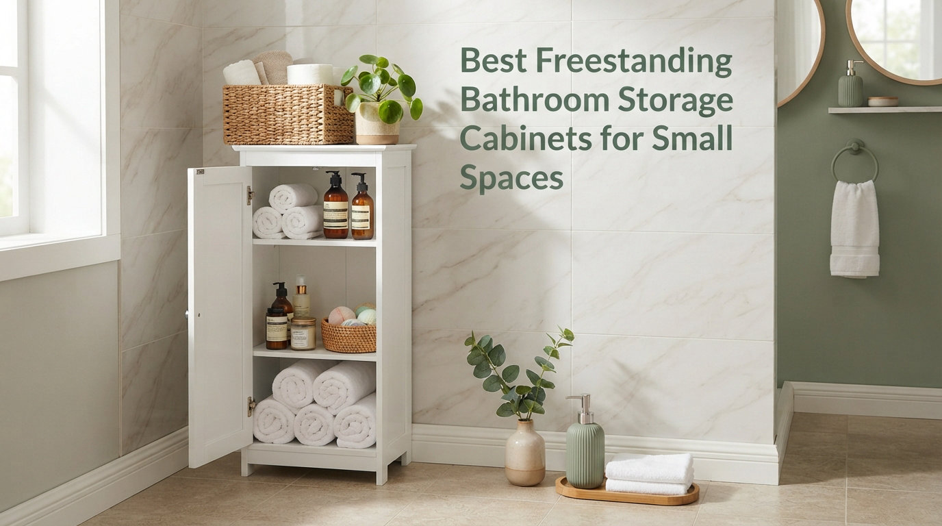 Best Freestanding Bathroom Storage Cabinets for Small Spaces