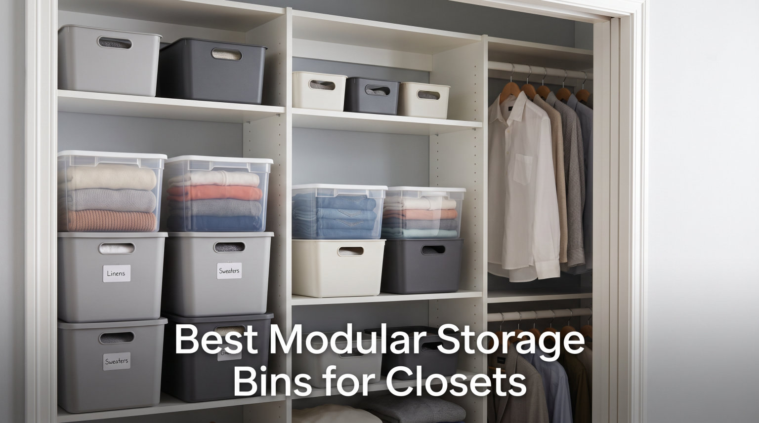 Best Modular Storage Bins for Closets