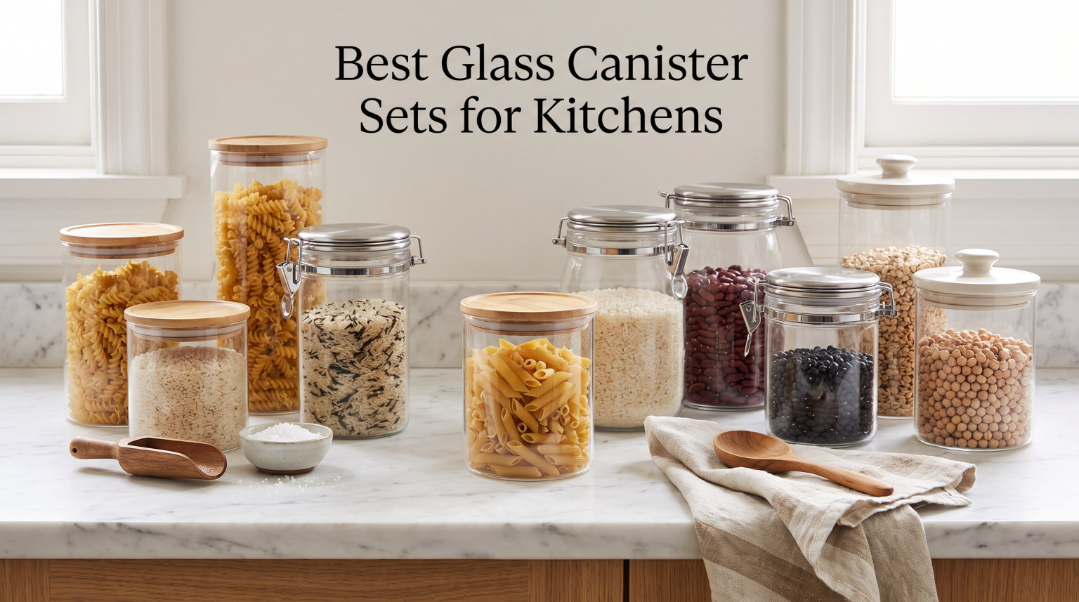 Best Glass Canister Sets for Kitchens