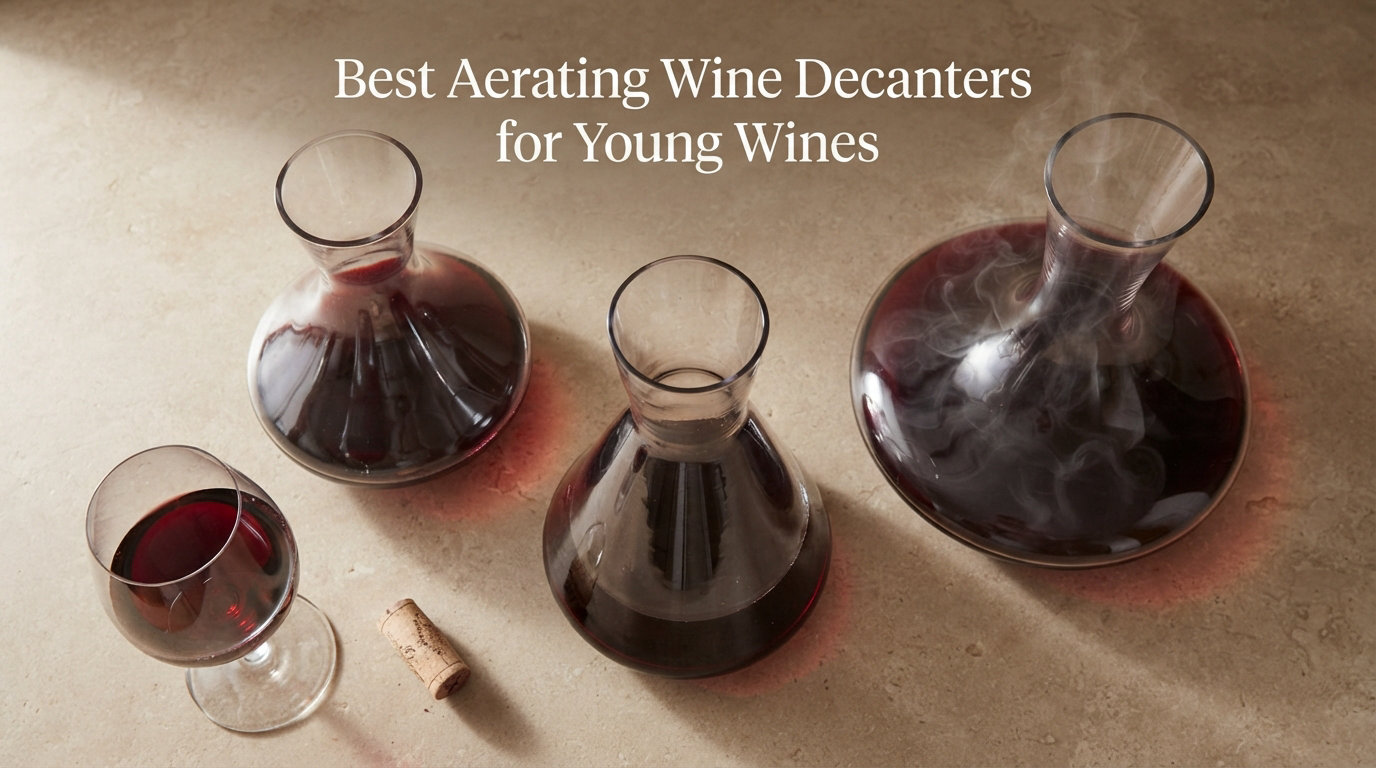 Best Aerating Wine Decanters for Young Wines