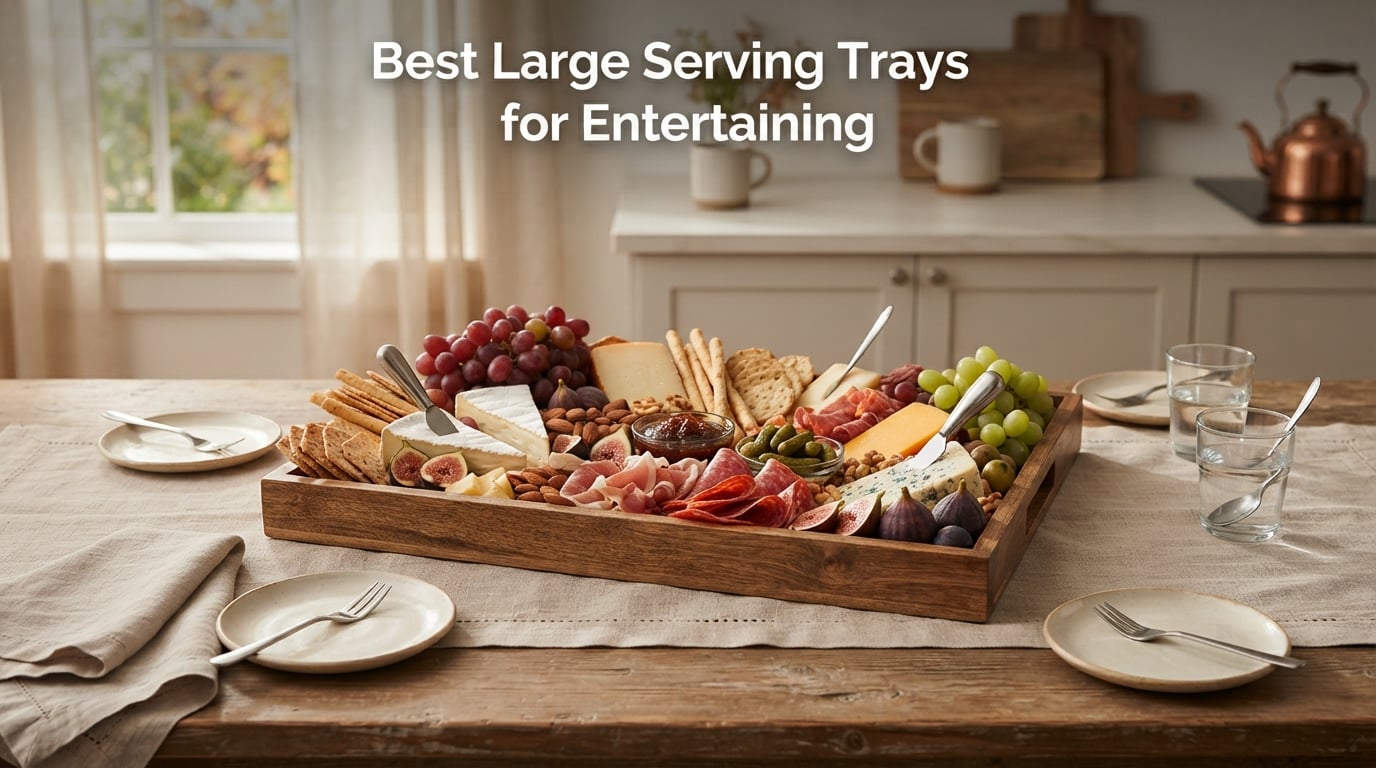 Best Large Serving Trays for Entertaining