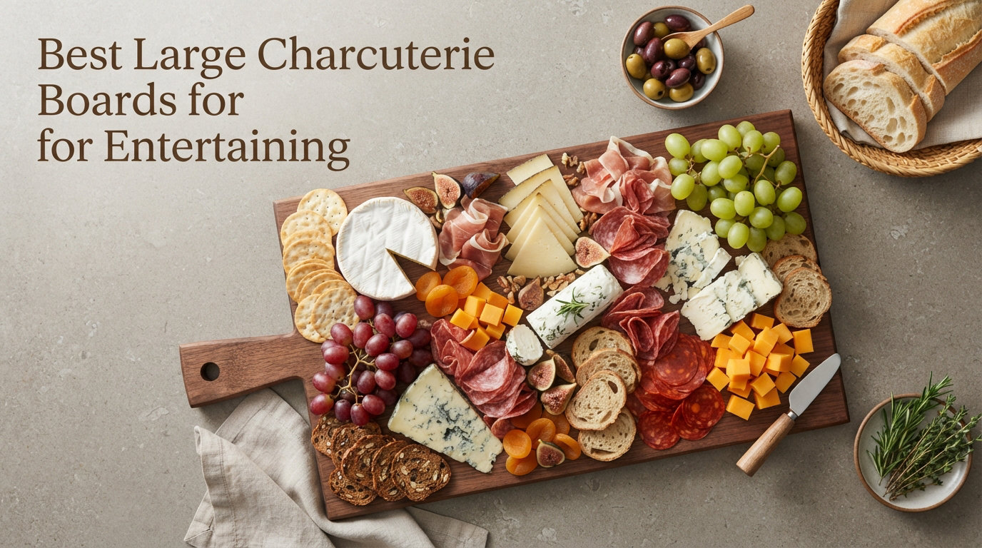 Best Large Charcuterie Boards for Entertaining