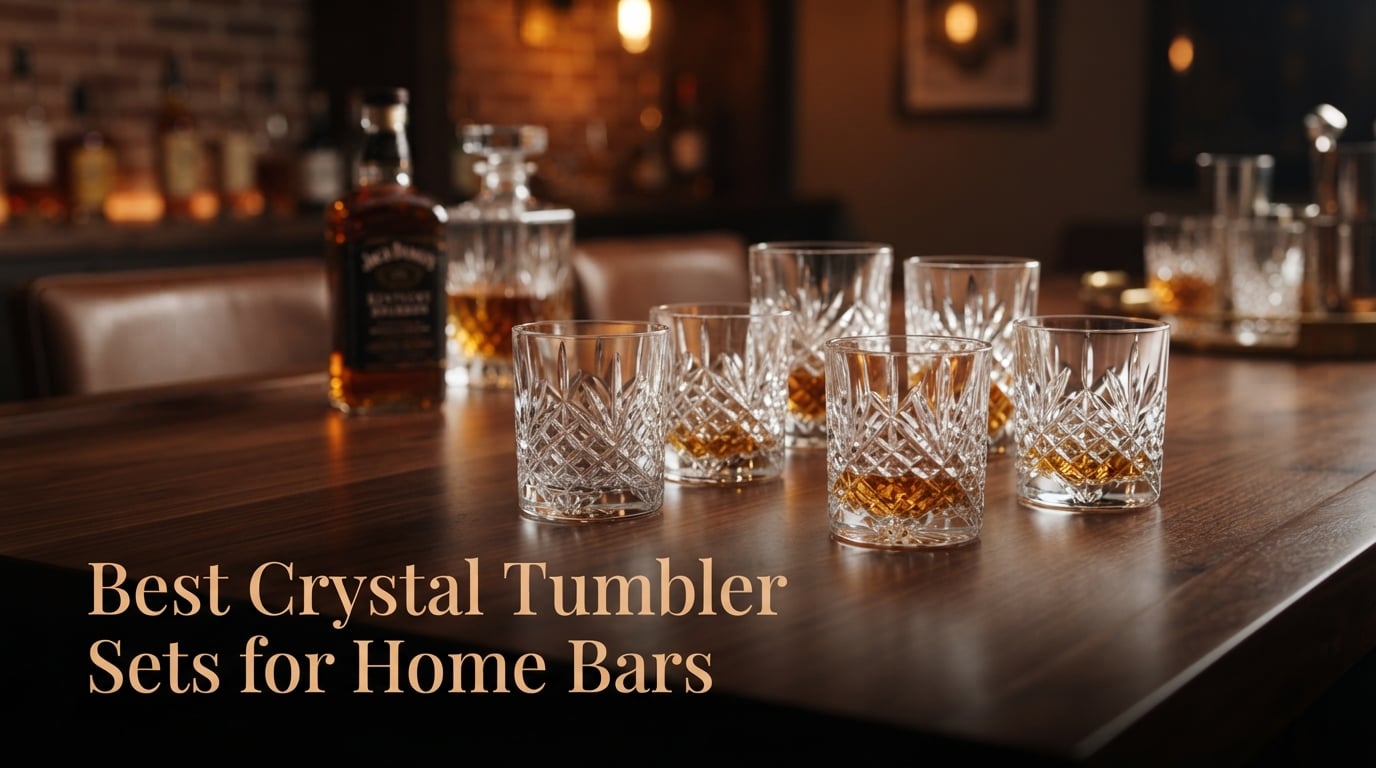 Best Crystal Tumbler Sets for Home Bars