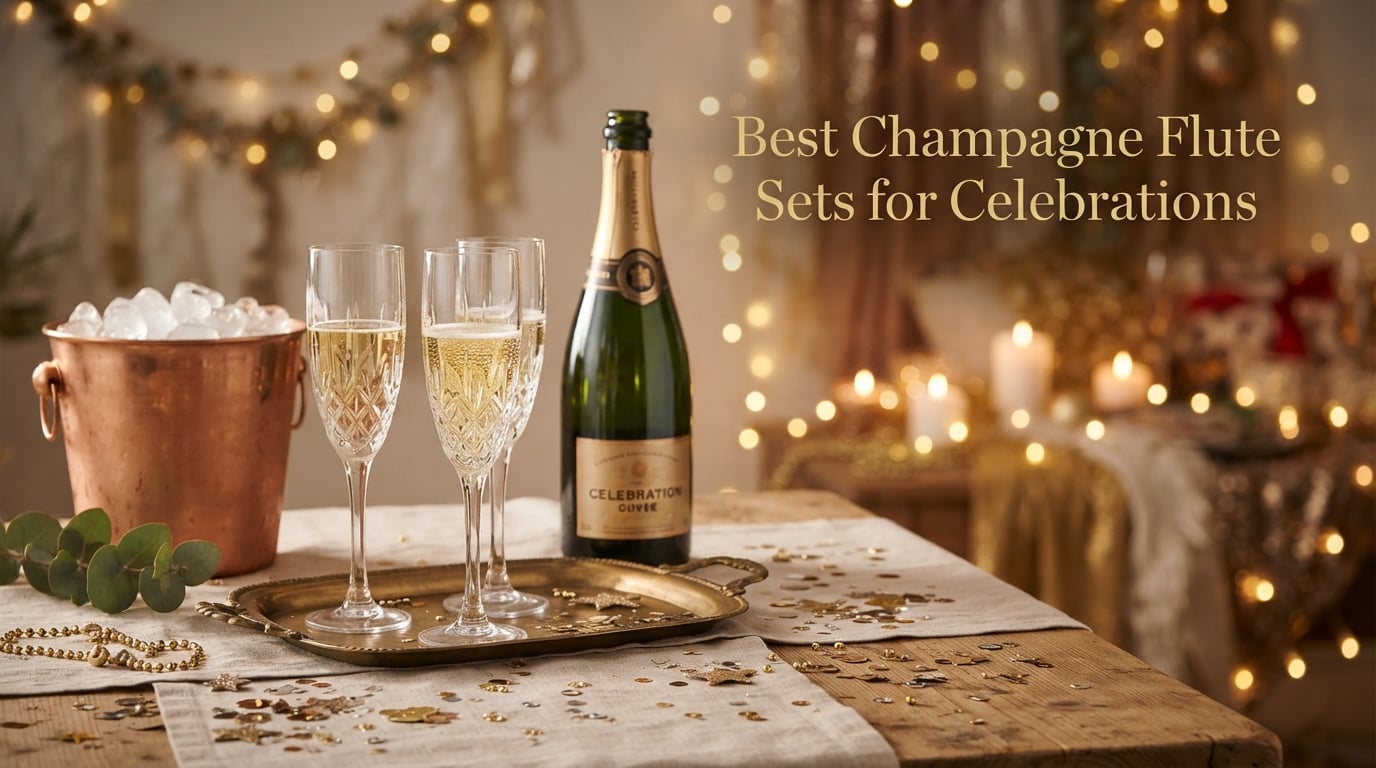 Best Champagne Flute Sets for Celebrations