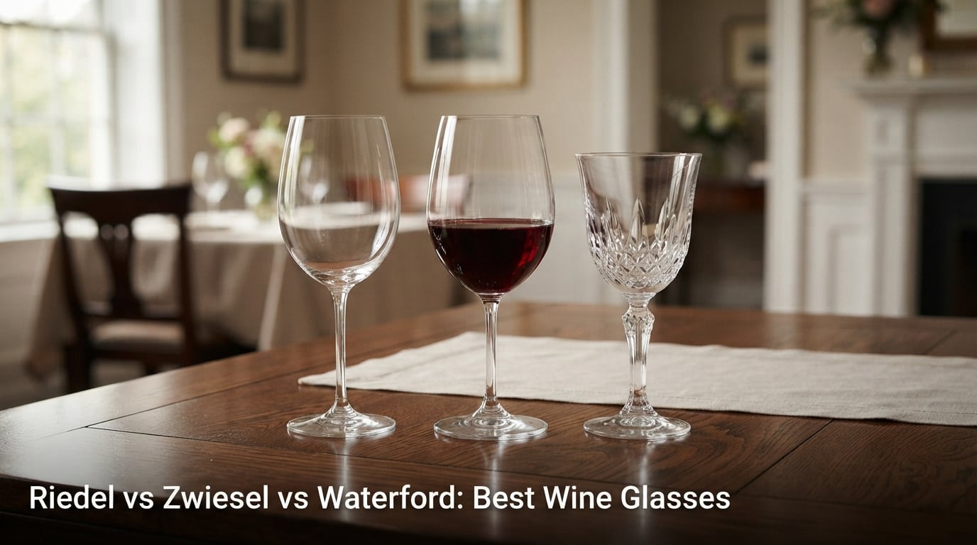 Riedel vs Zwiesel vs Waterford: Best Wine Glasses