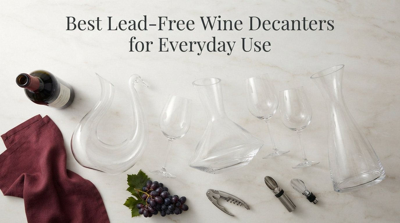 Best Lead-Free Wine Decanters for Everyday Use