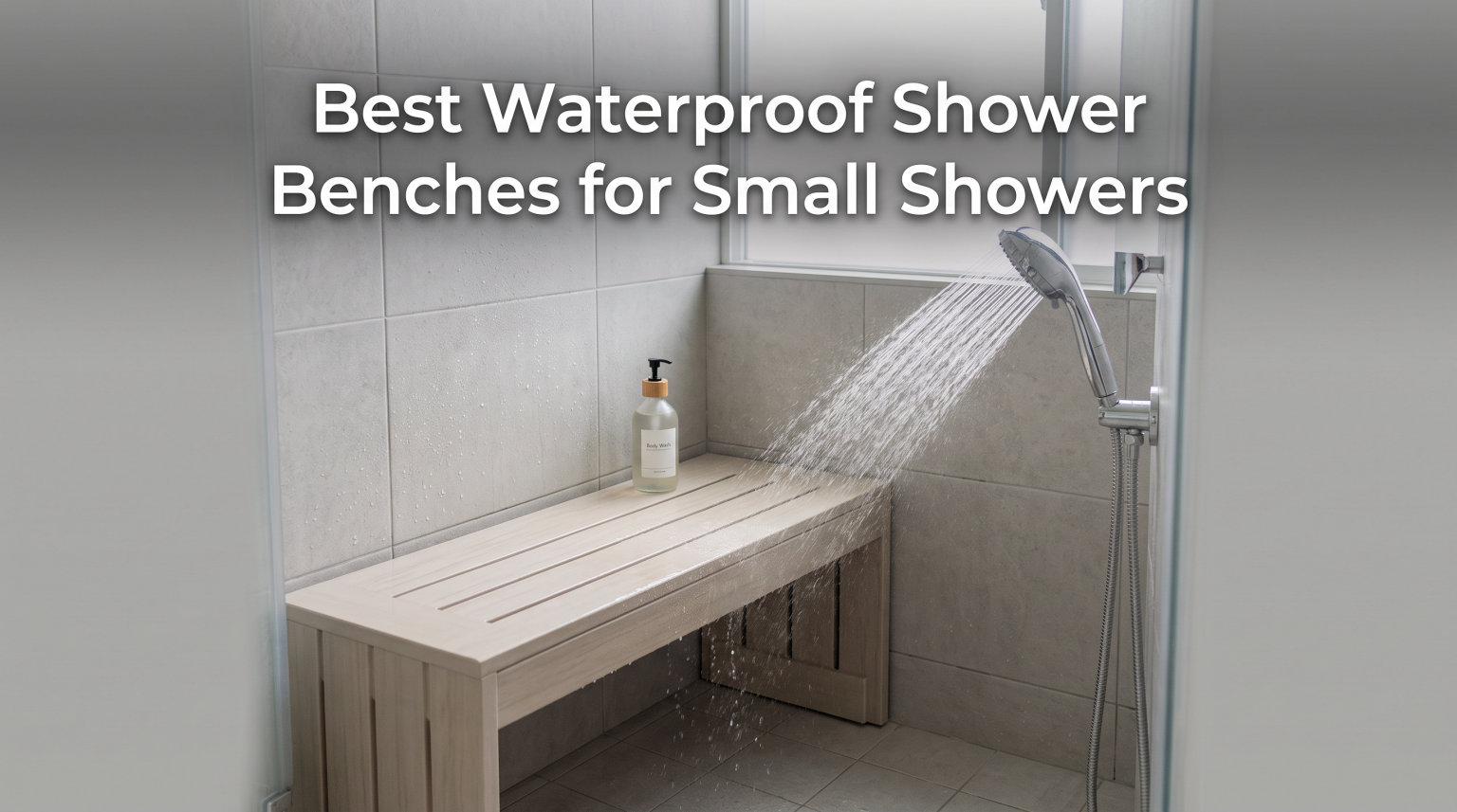 Best Waterproof Shower Benches for Small Showers