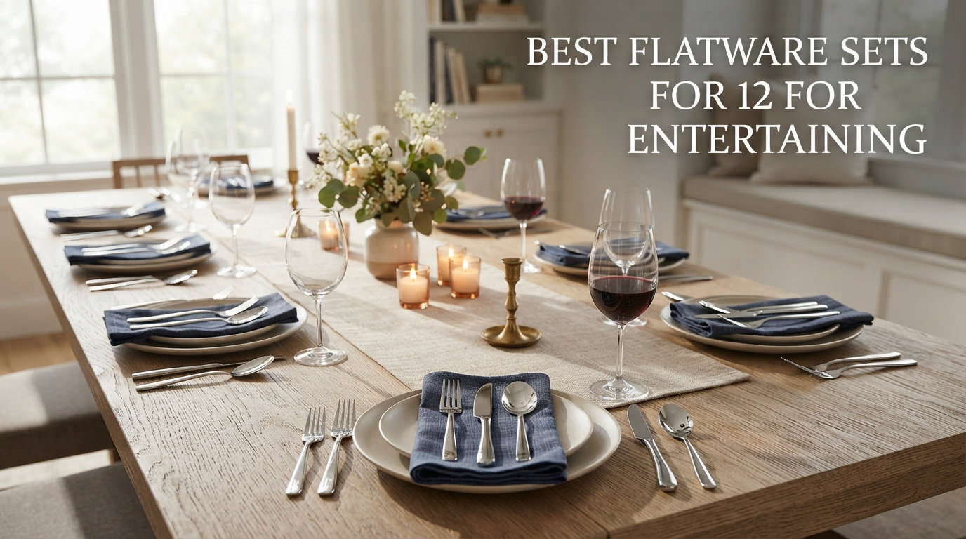 Best Flatware Sets for 12 for Entertaining