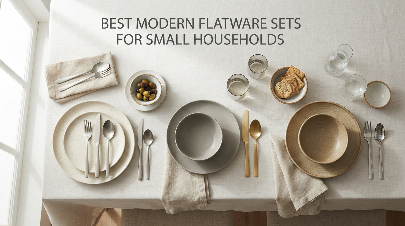 Best Modern Flatware Sets for Small Households