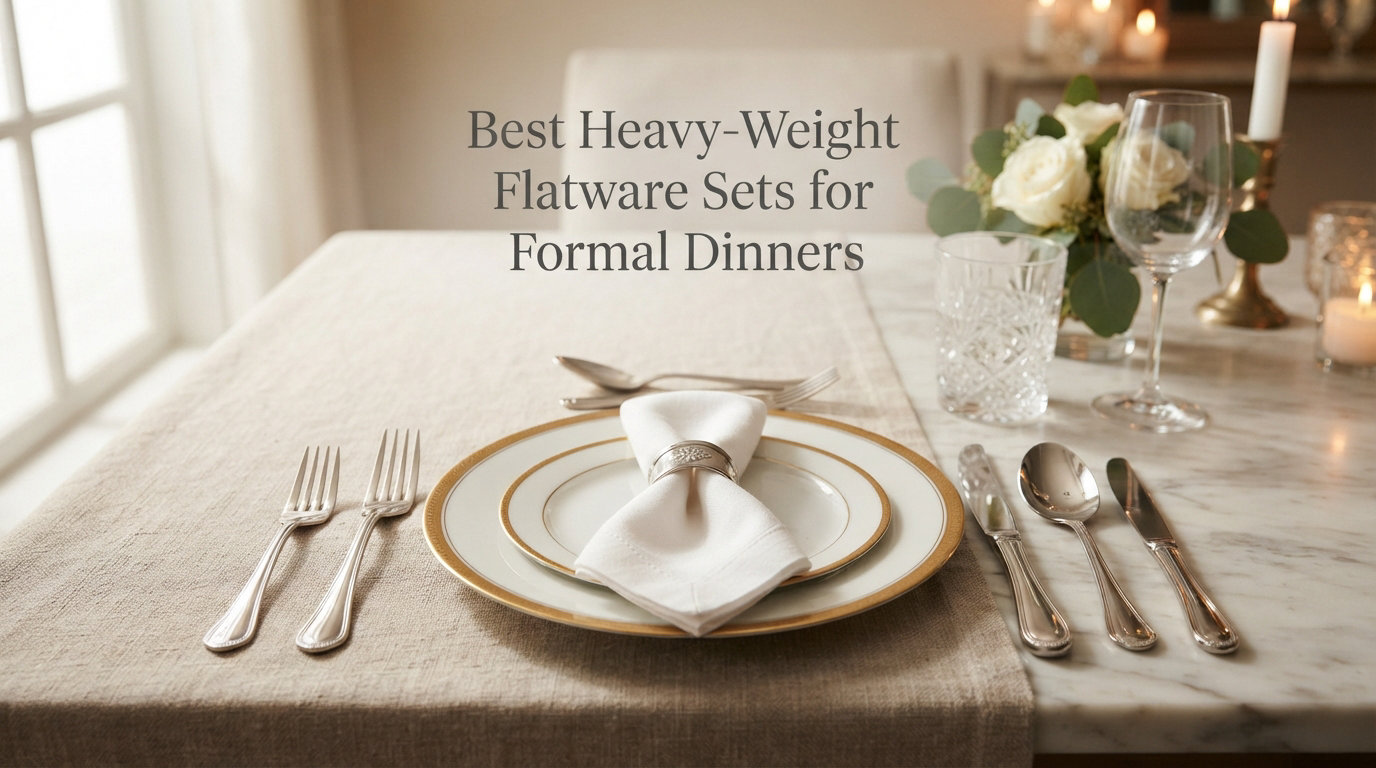 Best Heavy-Weight Flatware Sets for Formal Dinners