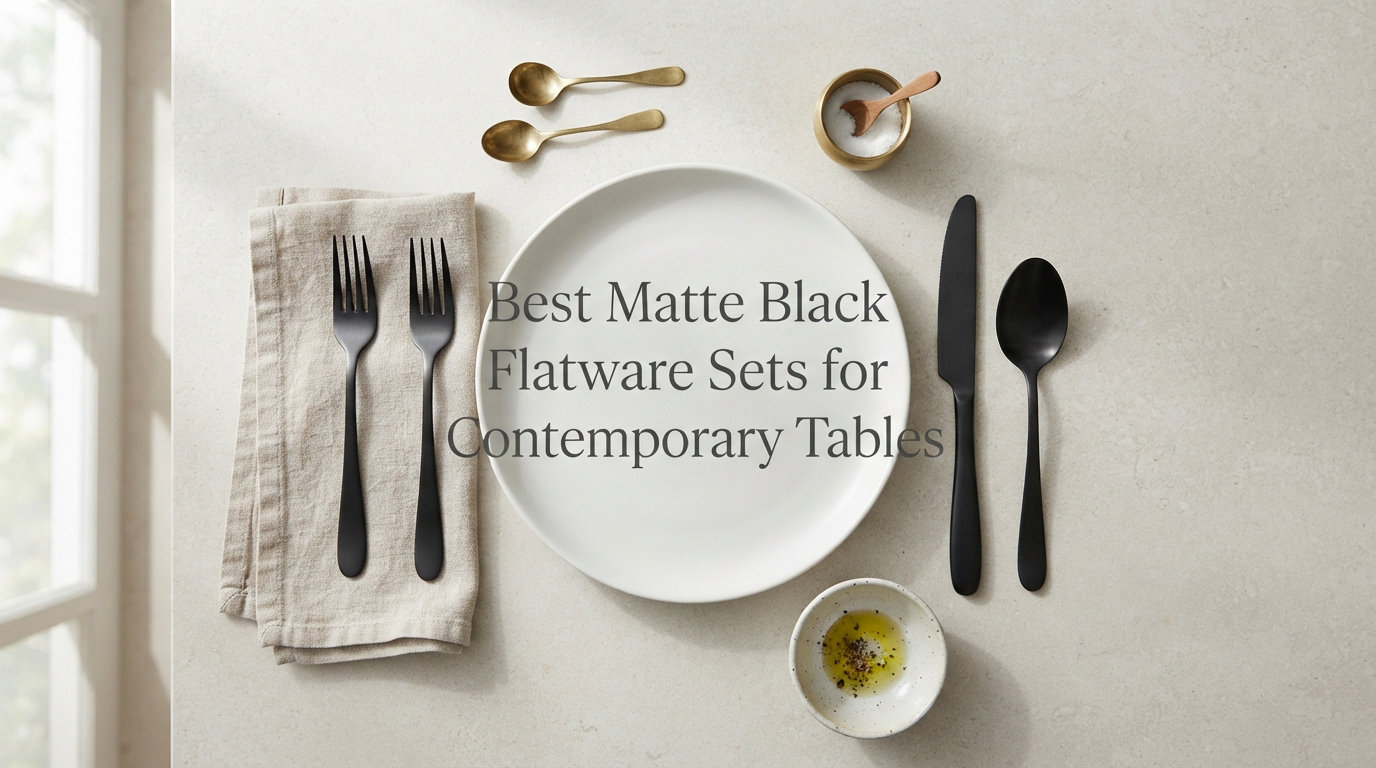 Best Matte Black Flatware Sets for Contemporary Tables