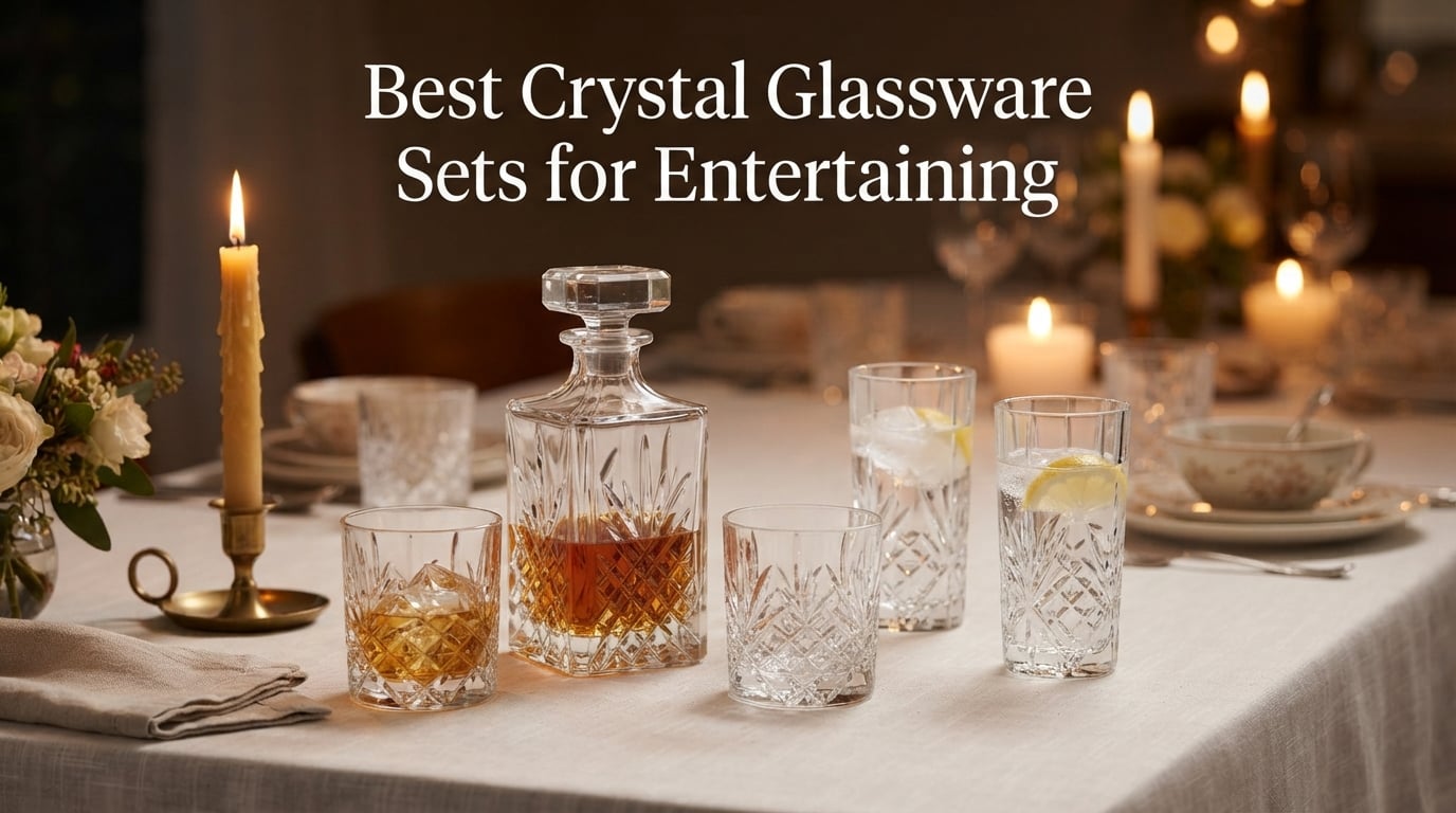 Best Crystal Glassware Sets for Entertaining